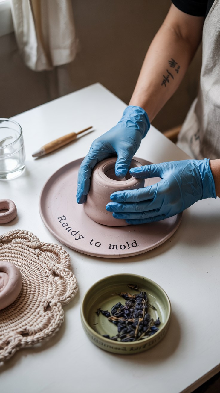 DIY Natural Lavender Bath Bombs with Purple Clay Recipe